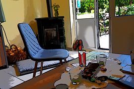 das Wohnzimmer einer vacantei umwirbt von StudioFocus