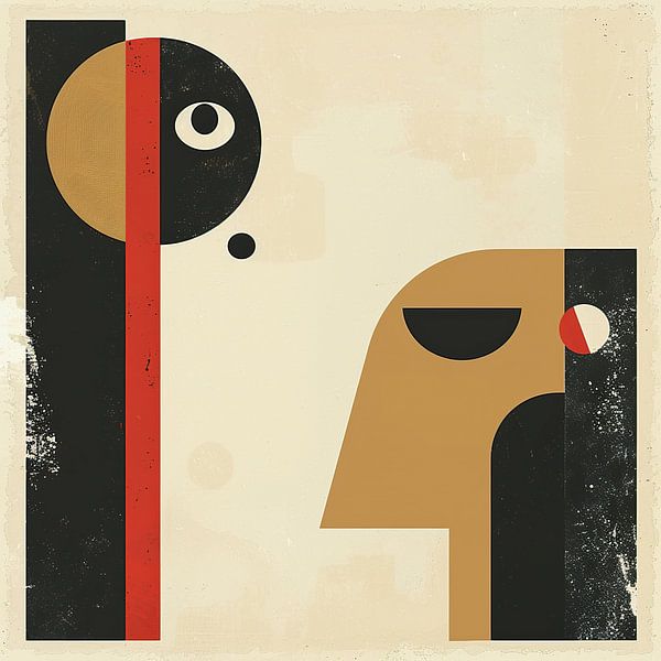 Abstract kunst Picasso art van Kunst Kriebels
