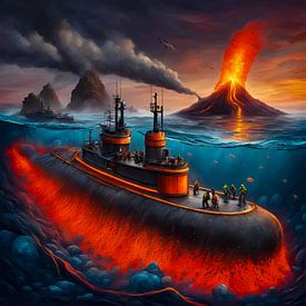 Lava Submarine by Truckpowerr