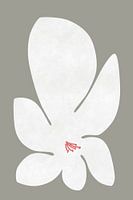 Fleur de lys blanc