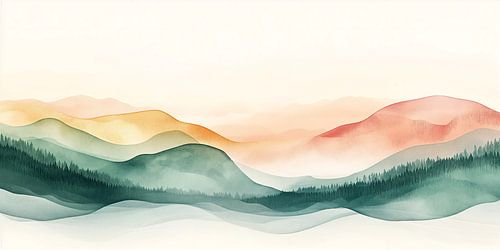 Sunrise in the Mountains