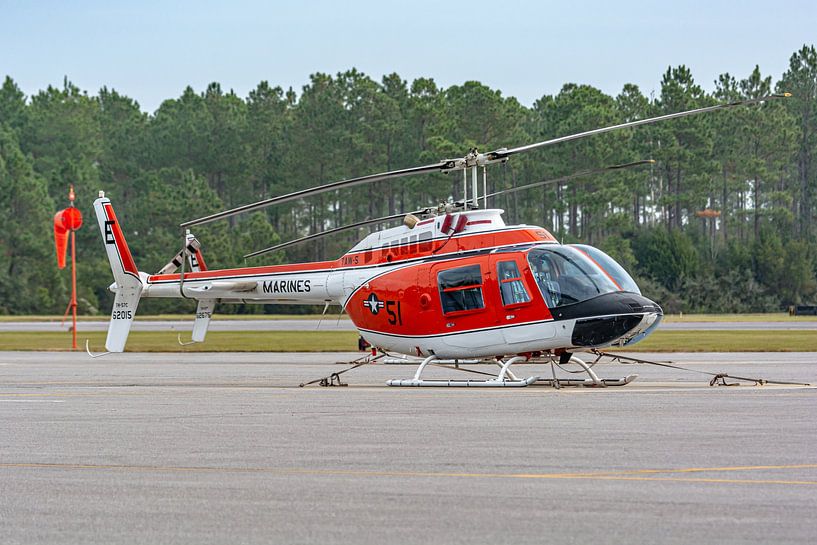 Bell TH-57C Sea Ranger trainingshelikopter. van Jaap van den Berg