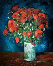 Vase mit Mohnblumen von Vincent van Gogh von STUDIO ARTSY