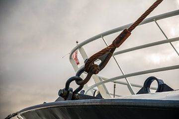 De visserij inde haven van scheepskijkerhavenfotografie