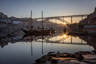 Sunrise at the Ponte Dom Luís 1 bridge by Steve Mestdagh thumbnail