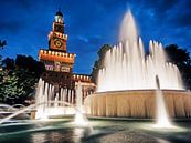Mailand - Castello Sforzesco van Alexander Voss thumbnail