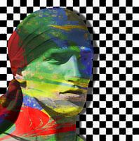 Männliche Pop-Art-Schaufensterpuppe