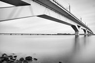 The highspeed railway track over Hollands Deep in Holland by Jan van der Vlies thumbnail