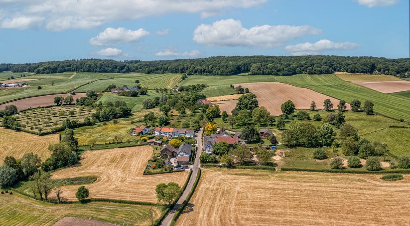 Drone panorama of the South Limburg hills near Epen by John Kreukniet