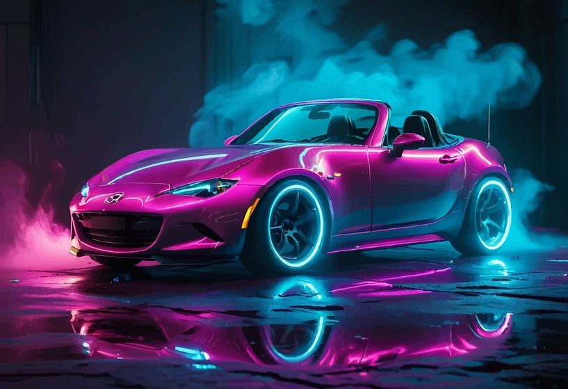Mazda MX-5 Miata – Night Drive Reverie by MIROKKU