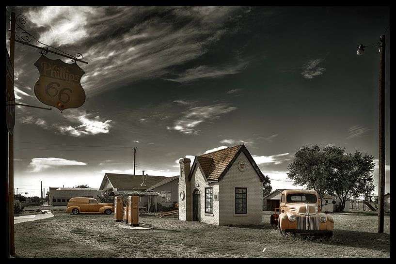 Route 66 Stimmungsplatte von Humphry Jacobs