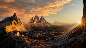 Drei Zinnen in den Dolomiten von Dieter Meyrl