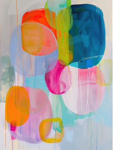 Style moderne rond et coloré