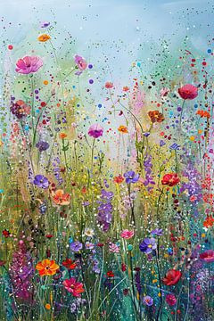 Peinture de fleurs sur Art Merveilleux