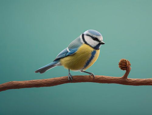 Graceful Blue Tit
