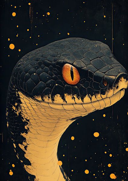 Under the sign of wisdom: a snake full of riddles by Niklas Maximilian