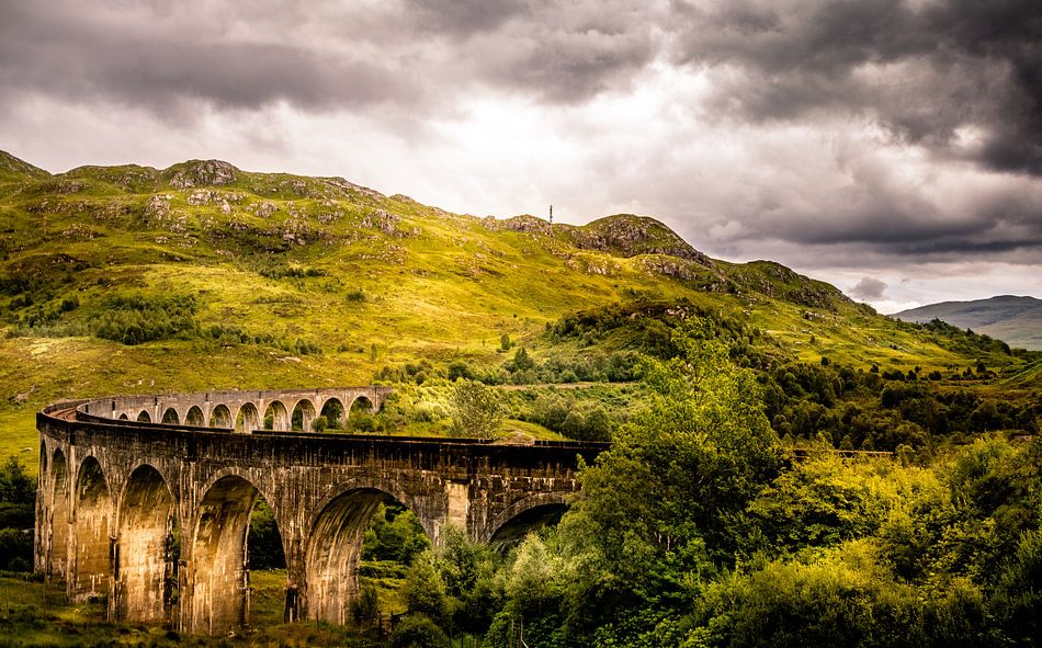 Glenfinnan Viaduct (The Harry Potter bridge) by Dennis Wardenburg on