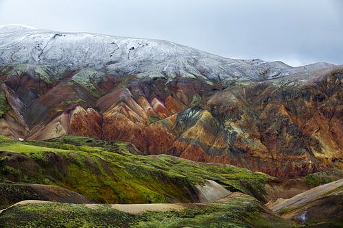 Rhyolite mountains in Landmannalaugar