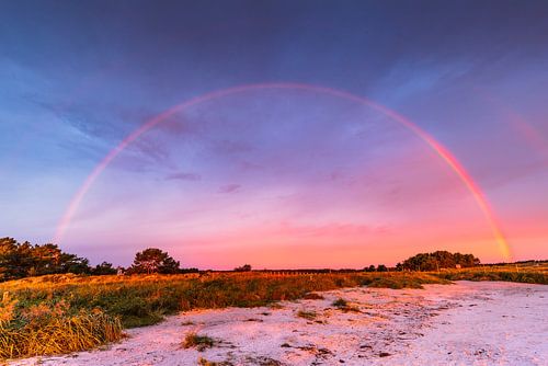 Rainbow over the emergency port