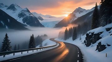 L'éclat des glaciers à l'horizon sur Jean Pierre