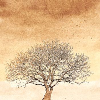 Tree with losing leaves