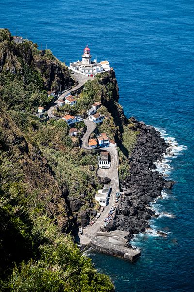Ein Blick auf den Leuchtturm II | Eine Reise über Sao Miguel, die Azoren von Roos Maryne - Natuur fotografie