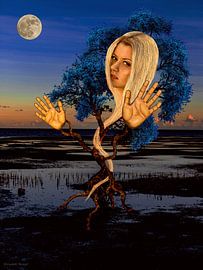 Blue Moon by Elviedan Monjet