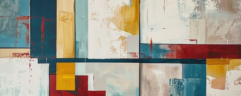 Modern abstract ontwerp van Abstract Schilderij