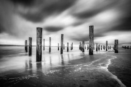 Beach Black and White by Mario Calma