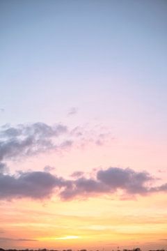 pastellfarbener Sonnenuntergang von Lindy Schenk-Smit