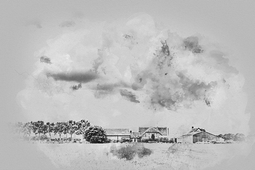 Dutch farmland by Art by Jeronimo