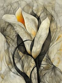 Bloem abstract van Imagine