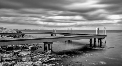 Bathing jetty Ouddorp Zeeland