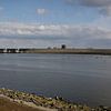 Panorama du barrage de Haringvliet, également connu sous le nom d'écluses de Haringvliet dans la province néerlandaise de Hollande-Méridionale, est le sixième ouvrage des travaux de Delta. sur W J Kok