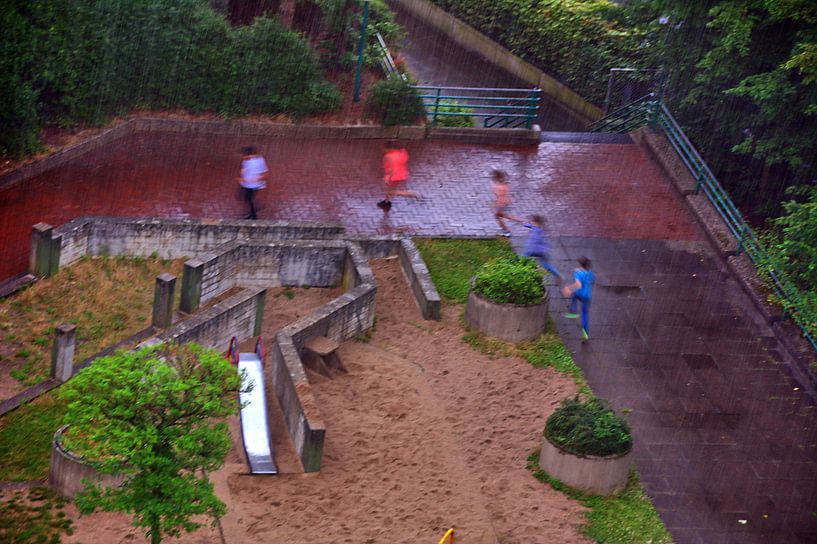 Regen 1 van Edgar Schermaul