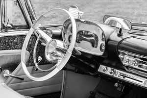Amerikanisches Auto-Interieur aus den 1950er Jahren