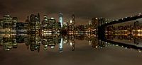Manhattan New York Skyline van Tineke Visscher thumbnail