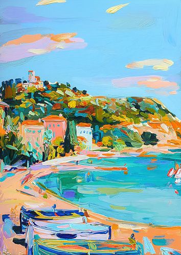 Gouache Franse Rivièra