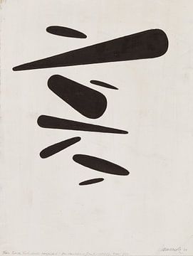 Vliegende vormen, WILLI BAUMEISTER, 1938 van Atelier Liesjes