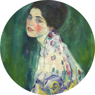 Portret van een dame, Gustav Klimt