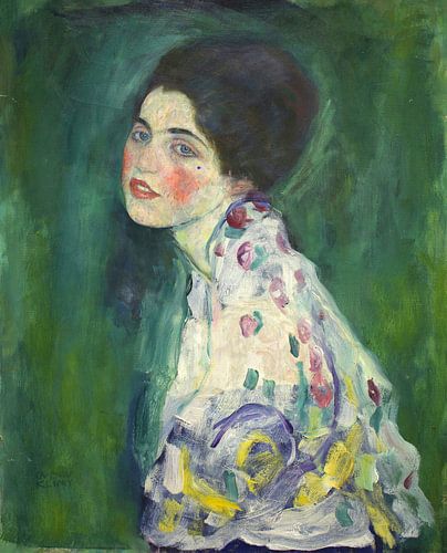 Portret van een dame, Gustav Klimt