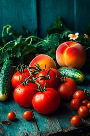 Gemüse Vielfalt von Poster Art Shop