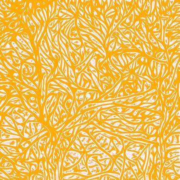 Marokkaanse zomer saffraan geel van Abstrakt Art