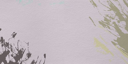 Abstracte minimalistische kunst in Wild Wonder Flexa kleuren in roze, taupe en beige