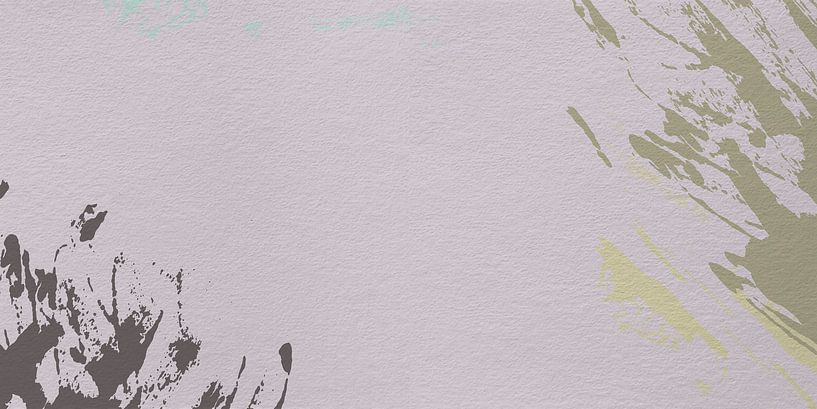 Abstracte minimalistische kunst in Wild Wonder Flexa kleuren in roze, taupe en beige van Dina Dankers