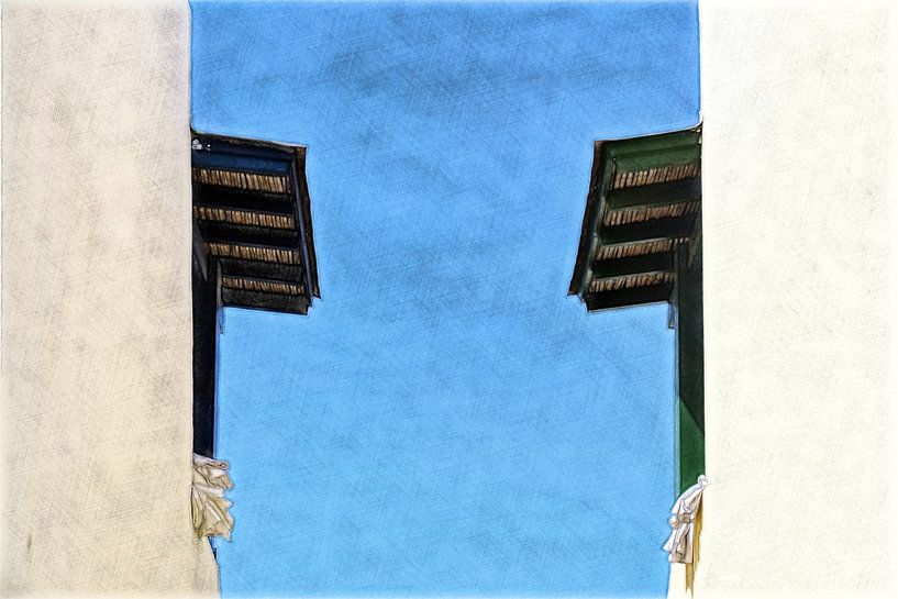 Gelb und Blau ergibt Grün von Mike Bing