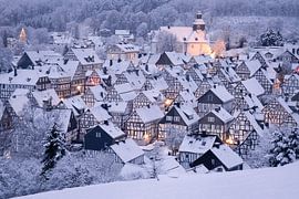 Kerstkaart uit Freudenberg van Vincent Croce