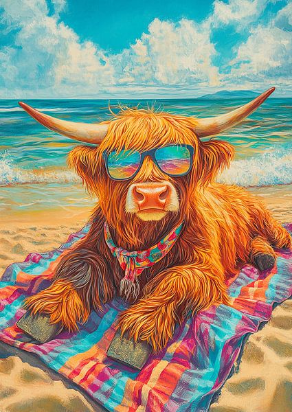 Highland Cow by Niklas Maximilian