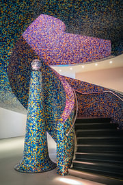Spiral staircase at the Groninger Museum by Frans Nijland