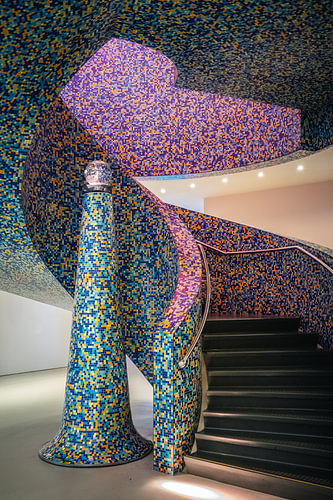 Wendeltreppe im Groninger Museum von Frans Nijland